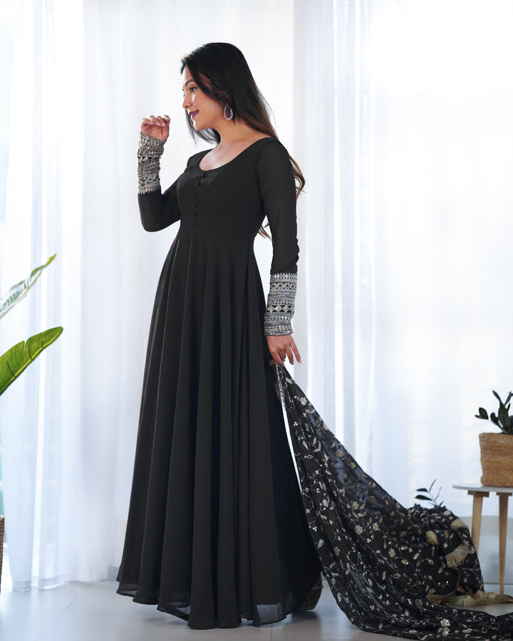 GEORGETTE ANARKALI GOWN SET