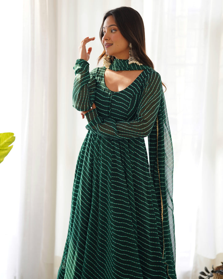 LAHERIYA ANARKALI SUIT SET