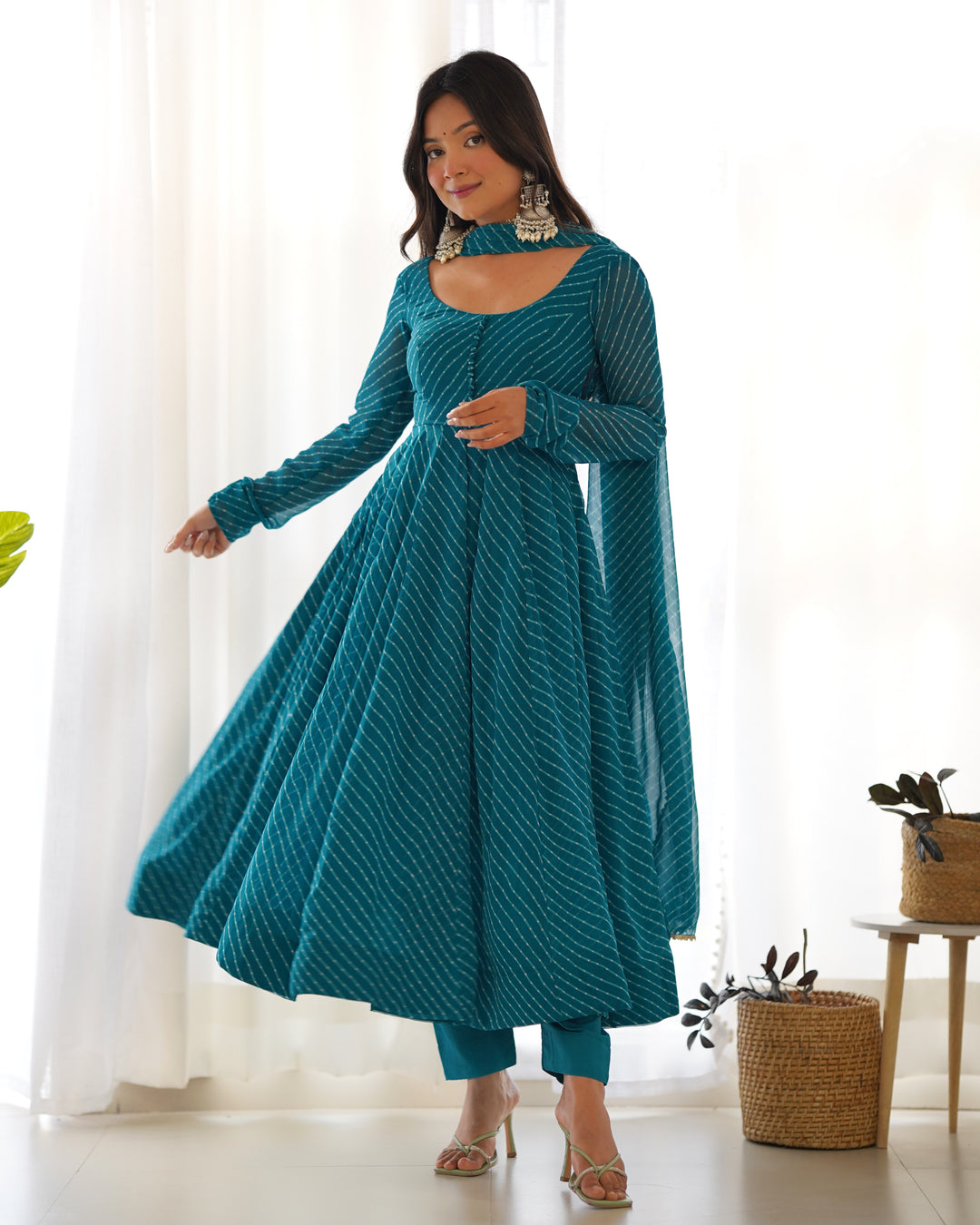 LAHERIYA ANARKALI SUIT SET