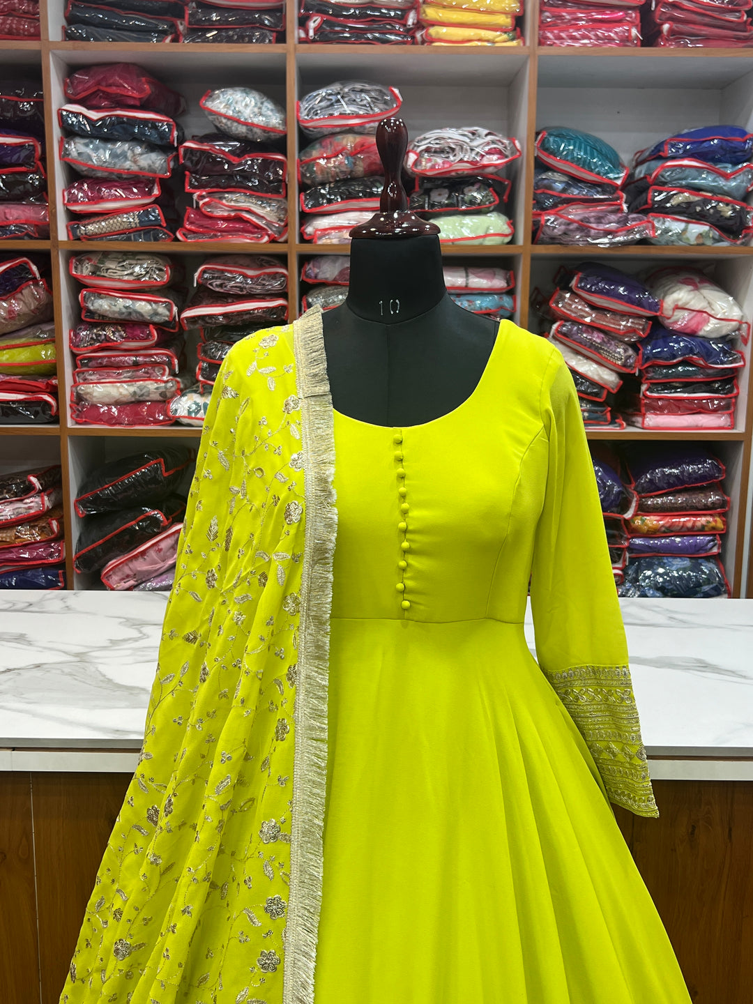 GEORGETTE ANARKALI GOWN SET