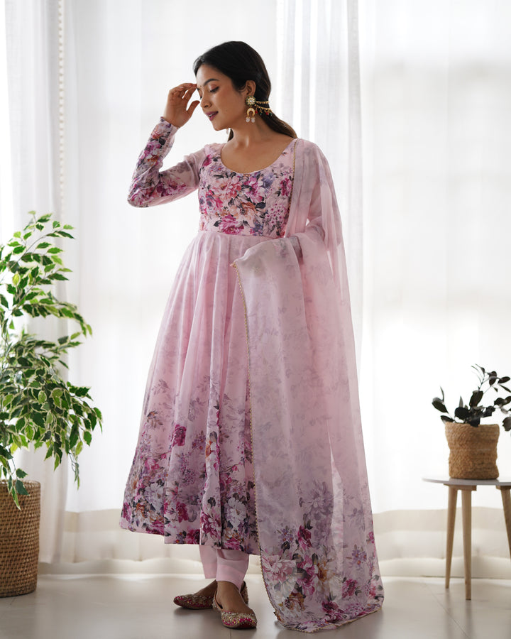 ANARKALI PINK SUIT